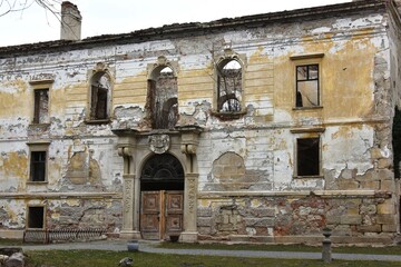 Schlossruine Pottendorf Österreich, 07.03.2023