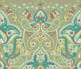 Textile and digital seamless pattern design 