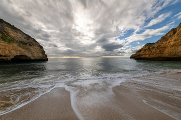Praia do Paraíso in the Algarve, Portugal