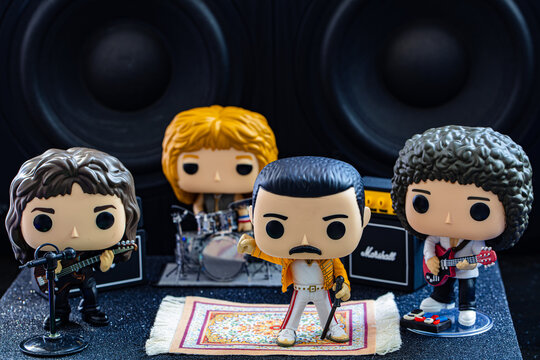 Funko POP vinyl figures of Queen band