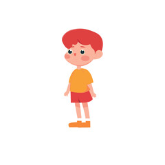 boy.illustration of a child .vector illustration of a child