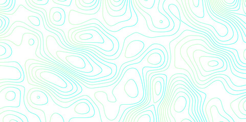 Abstract Topographic map background with wave line. gradient multicolor wave curve lines banner background design. Vector illustration. Line topography map contour background.