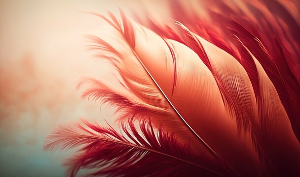 Red feathers, Feathers, Down, Red HD wallpaper