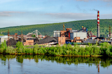 Obraz premium Завод Губахинский Кокс
