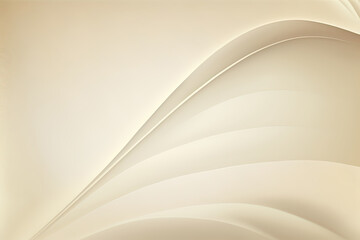 Abstract pastel background with waves and lines, cream color