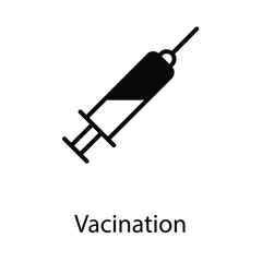 Vaccination icon design stock illustration