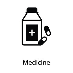 Medicine icon design stock illustration