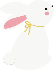 Vector of the easter rabbit