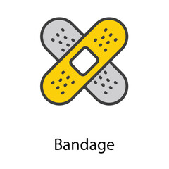 Bandage icon design stock illustration