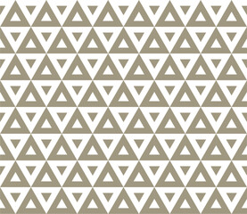 Vector seamless with geometric triangle pattern 