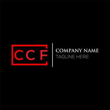 CCF letter logo design on black background. CCF creative initials letter logo concept. CCF letter design. CCF letter design on black background. CCF logo vector.
