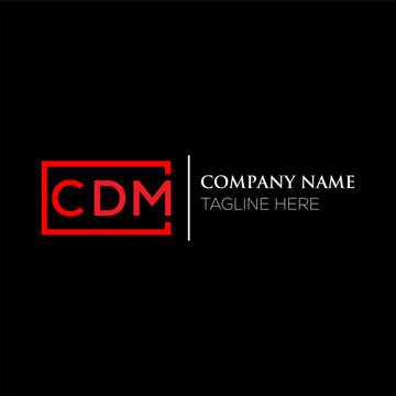 CDM letter logo design on black background. CDM creative initials letter logo concept. CDM letter design. CDM letter design on black background. CDM logo vector.
