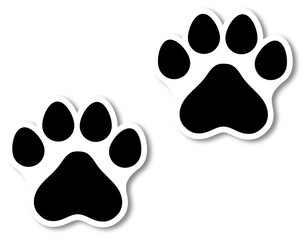 犬の足跡のアイコン
