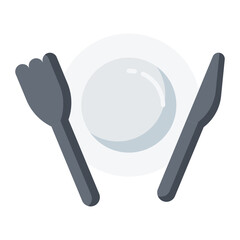 Dinner Flat Icon