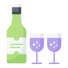 Drinks Flat Icon