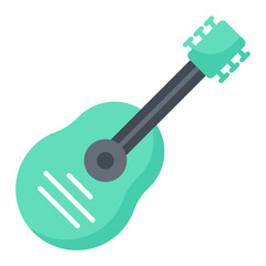 Guitar Flat Icon