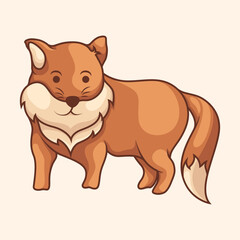 Hand Drawn Cute Animal Illustration