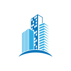 Obraz premium building logo design vector