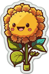 Get Creative with These Adorable Sunflower Stickers Featuring Playful and Cute Expressions Perfect for Your DIY Projects and Crafting Ideas
