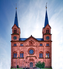 Fototapeta na wymiar Church in Pfalz, Germany