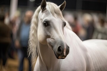 Nord Villepente Arabian Horse World Championship in Paris. PARIS, FRANCE NOVEMBER 24 26 On November 25, 2017, the top purebred Arabian horses compete in the World Championship in Paris, France