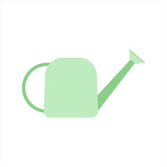 watering can flat design vector illustration