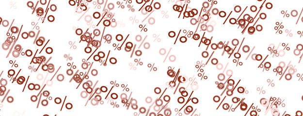 percent rain shopping digital in 3d.