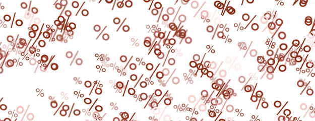 percent rain shopping digital in 3d.