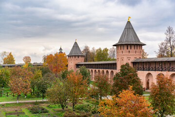 Obraz premium Architecture of Suzdal, an ancient city in Russia.
