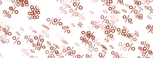 percent rain shopping digital in 3d.