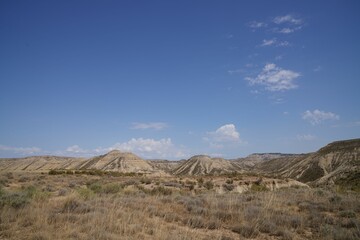 Daytime view of a deserted area landscape