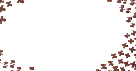 percent shopping digital in 3d. background