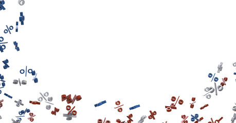 percent shopping digital in 3d.