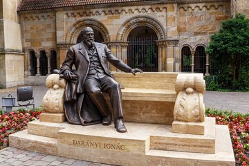 Sculpture of Hungarian politician Daranyi Ignac in Budapest,  Hungary
