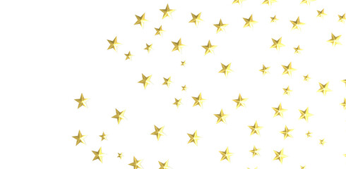 Stars - Festive christmas card. Isolated illustration white background. -