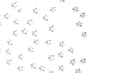 Stars - stars background, sparkle lights confetti falling. magic shining Flying christmas stars on night