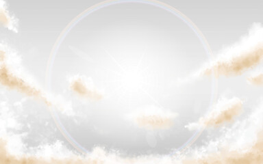 曇り空と太陽の輝き03　広がる雲