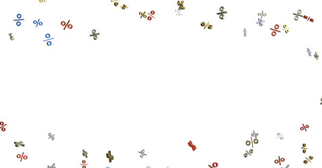 sale digital percent in hand