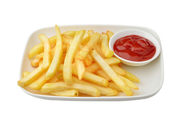 French fries on transparent png