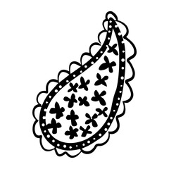 abstract art floral element