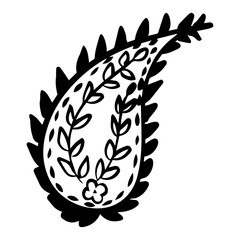 abstract art floral element