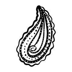 abstract art floral element