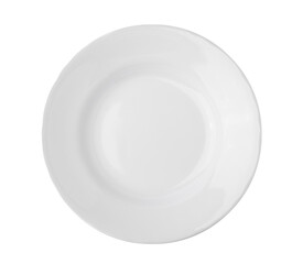 Empty plate isolated on transparent png