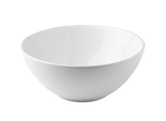 white bowl isolated on transparent png