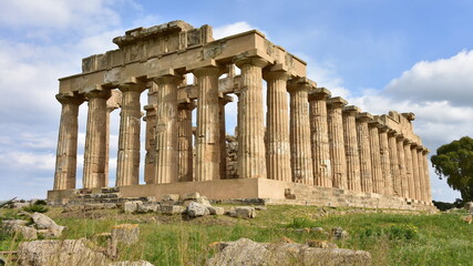 Fototapeta premium Archaeological site Selinunte in Castelvetrano in Sicily