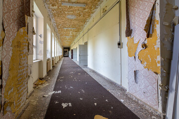 Interior of an old abandoned building