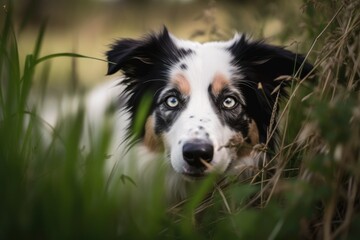 Fototapeta premium the canine with the most devoted eyes. Generative AI