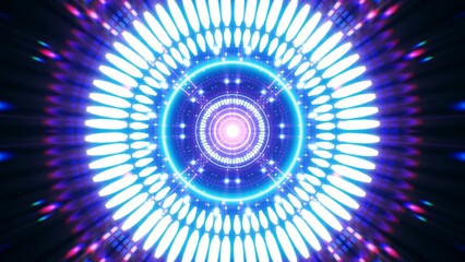 Bright Neon Color Festival Visual Art Background