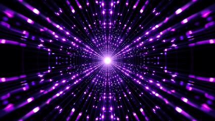Flashing Symmetrical Purple Lights background