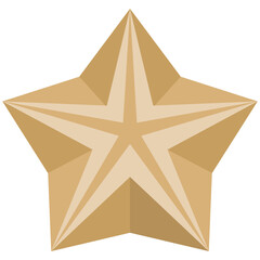 Christmas star PNG image icon with transparent background